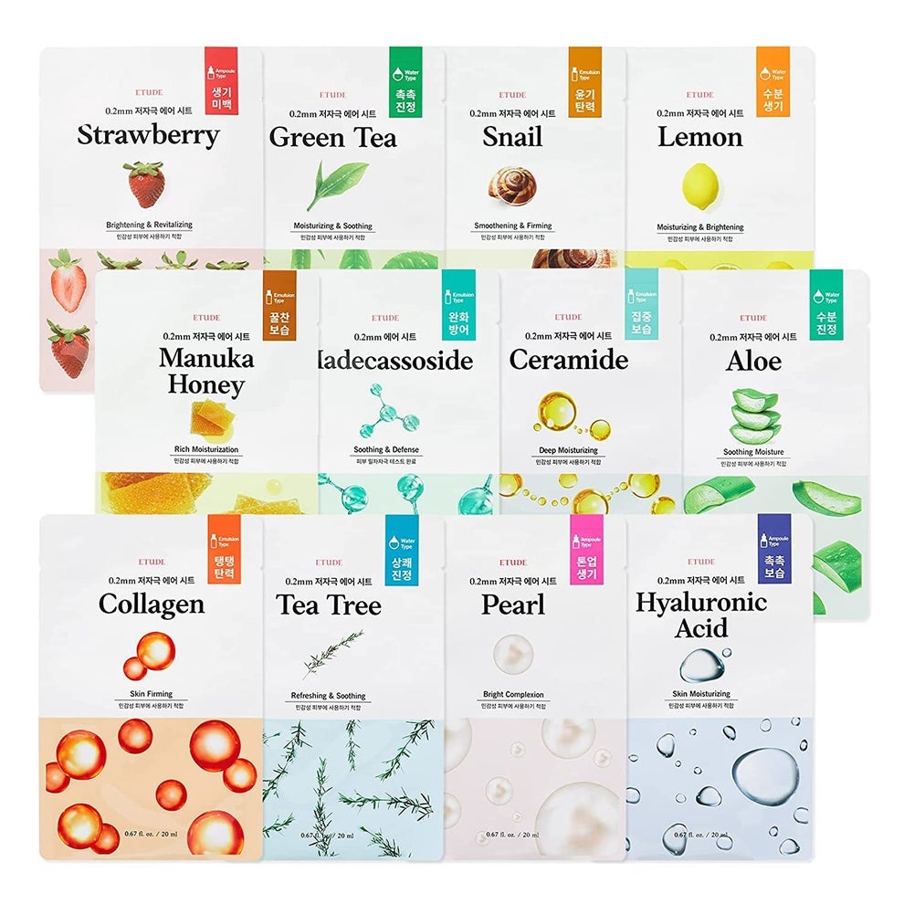 ETUDE 0.2 Therapy Air Mask (10 TYPES)