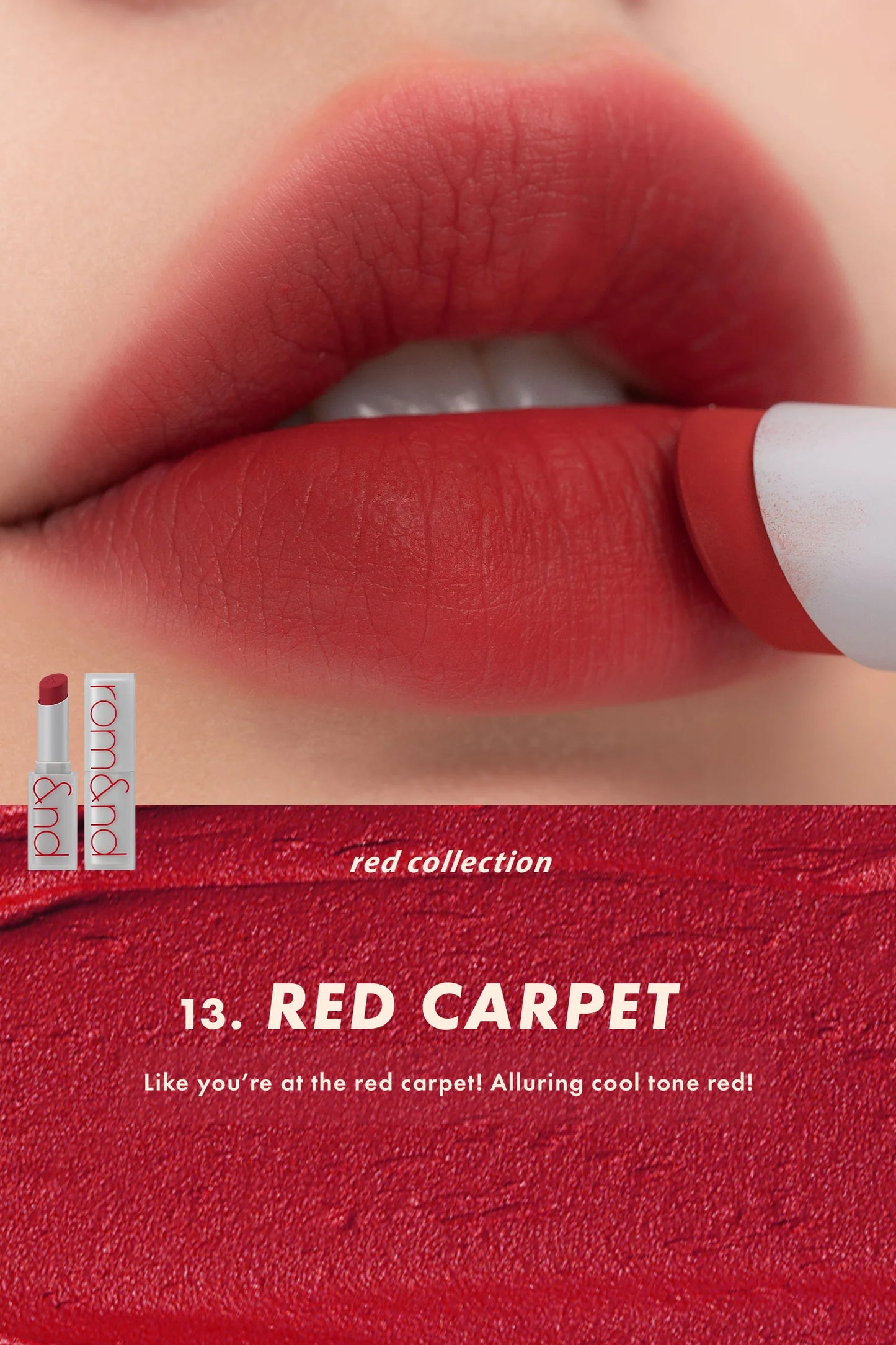 ROM&ND Zero Matte Lipstick (6 COLORS)