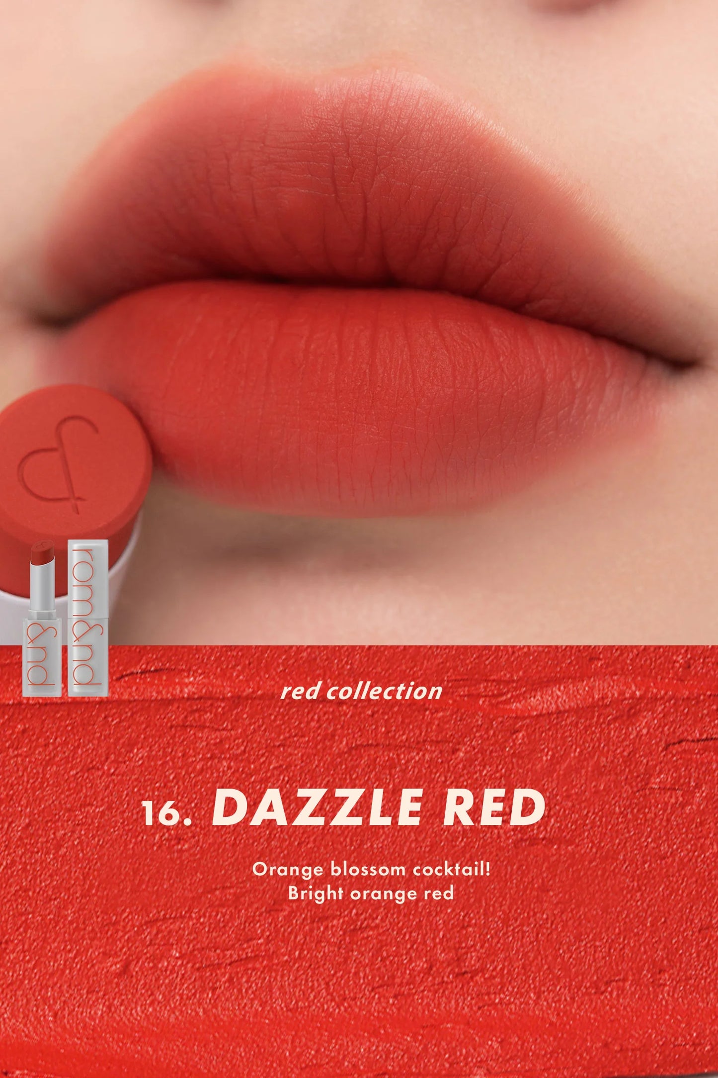 ROM&ND Zero Matte Lipstick (6 COLORS)