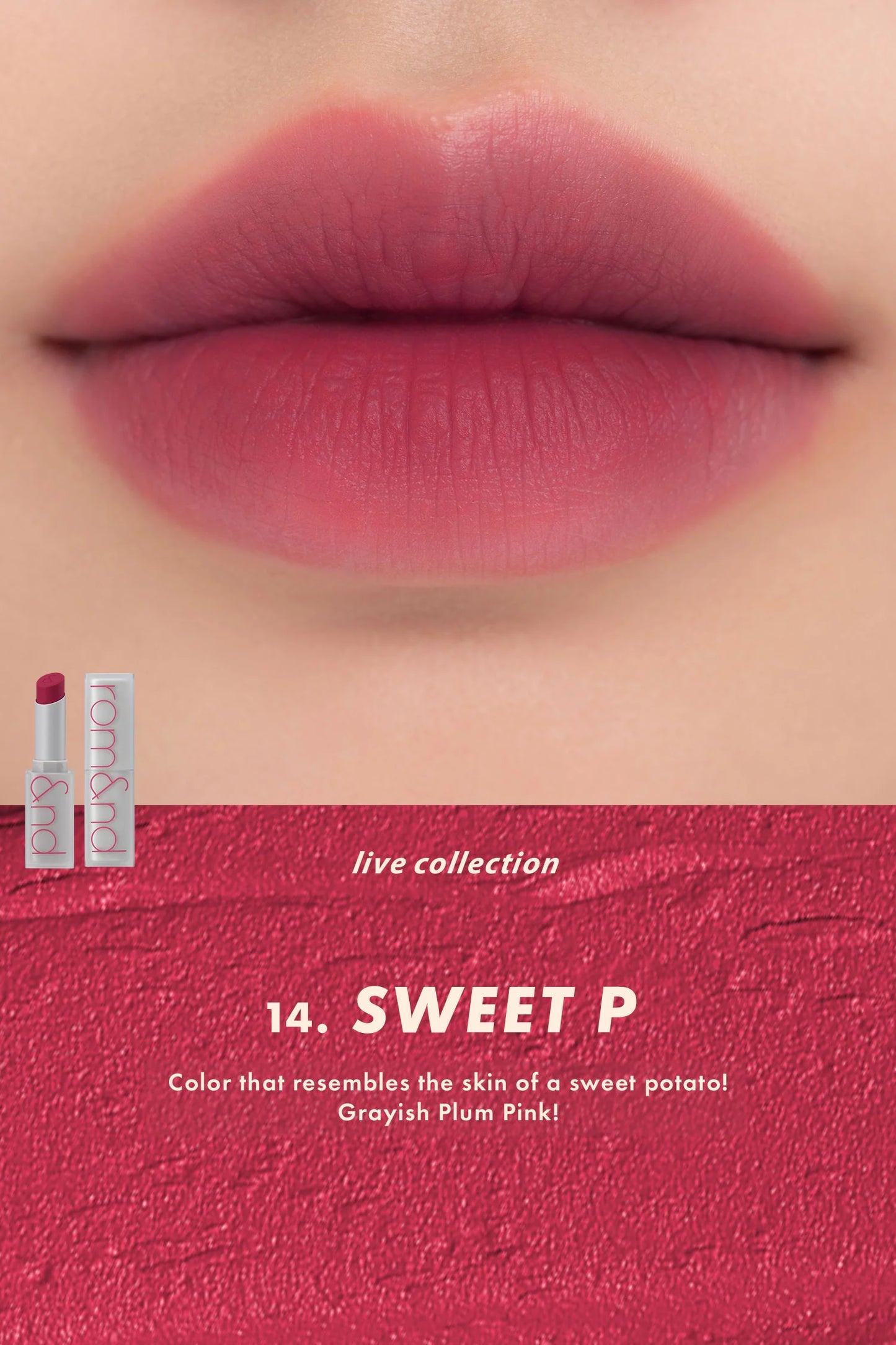 ROM&ND Zero Matte Lipstick (6 COLORS)