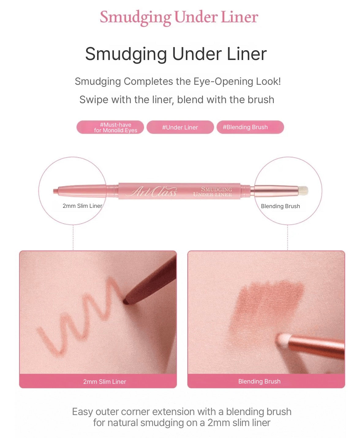 TOO COOL FOR SCHOOL Smudging Under Liner 6 Colours