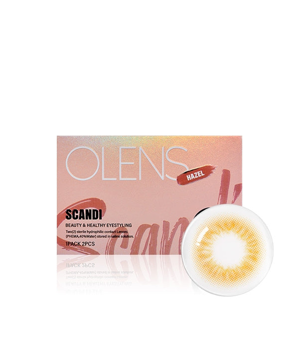 OLENS Scandi Hazel (-1.00 ~ - 5.00) (1Month,2 lenses/box)