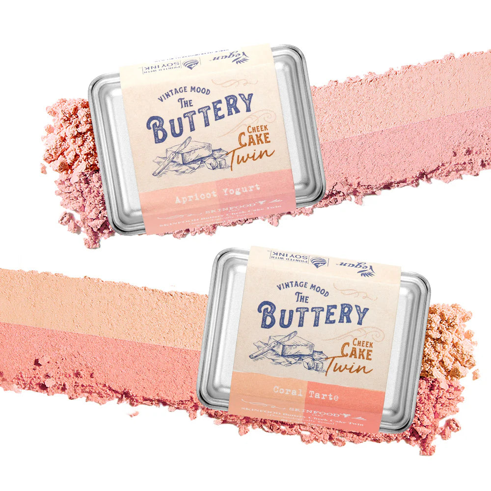 SKIN FOOD Buttery Cheek Cake Twin (2 COLORS)
