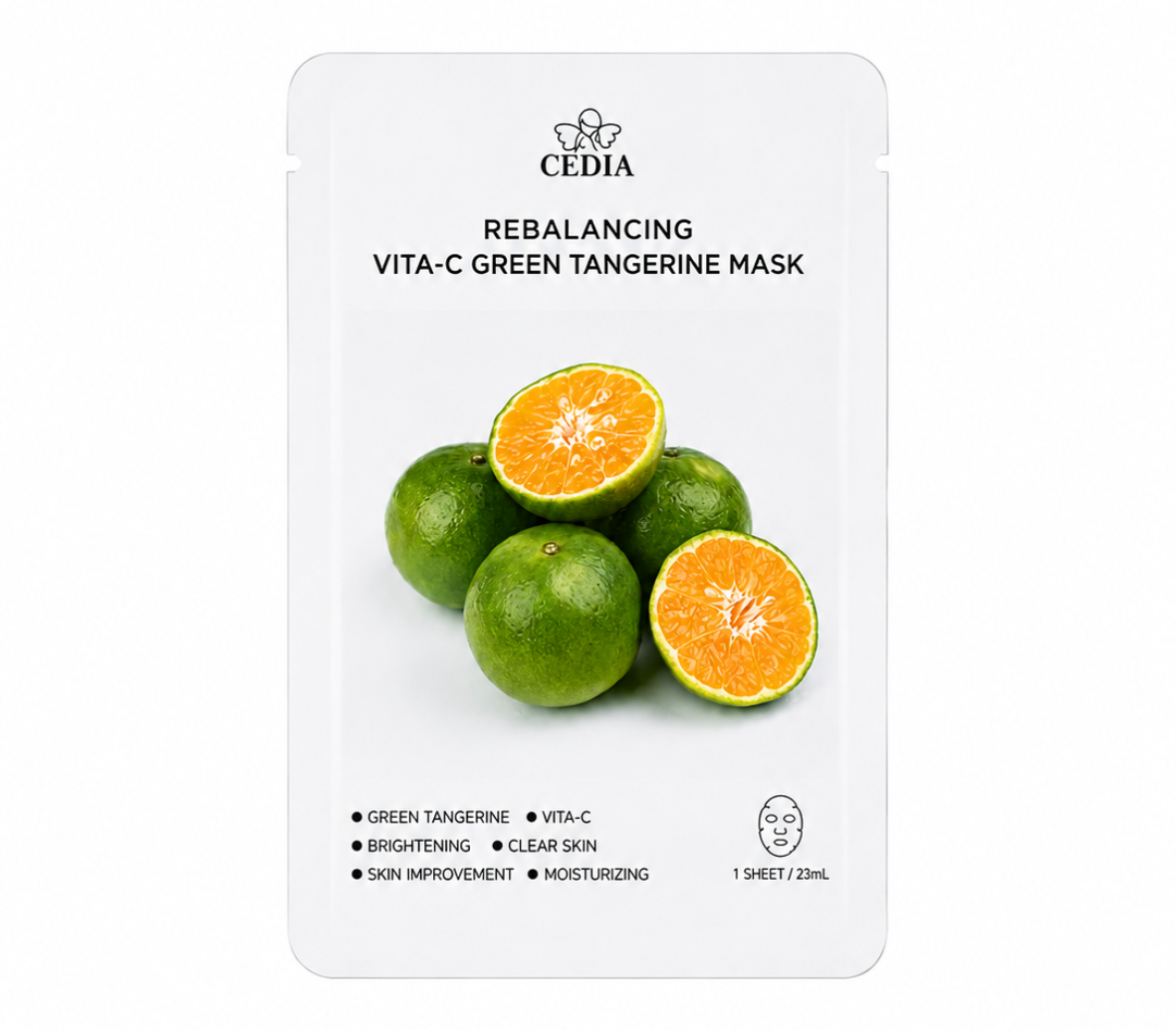 CEDIA Rebalancing Vita C-Green Tangerine Mask