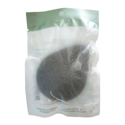 THE FACE SHOP Daily Beauty Tools Charcoal & Konjac Cleansing Puff