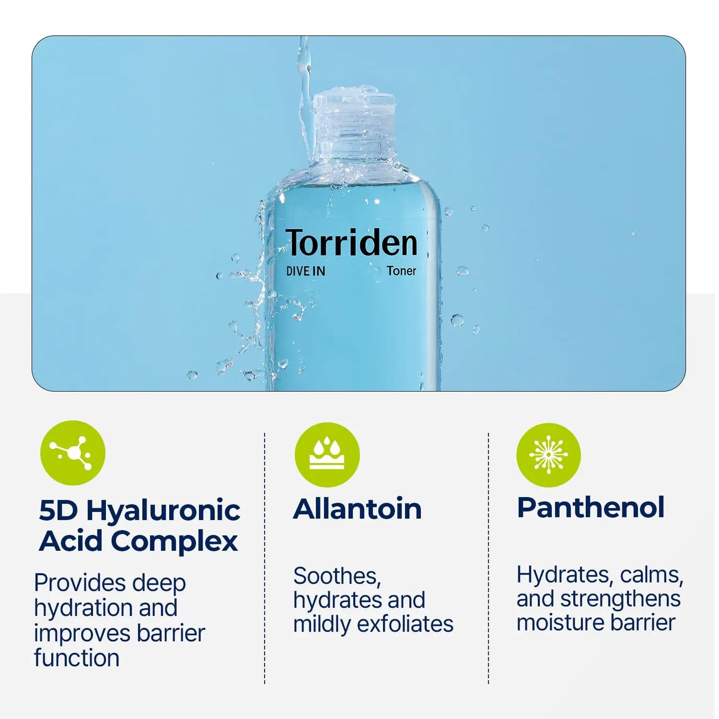TORRIDEN Dive In Low Molecular Hyaluronic Acid Toner 300ml