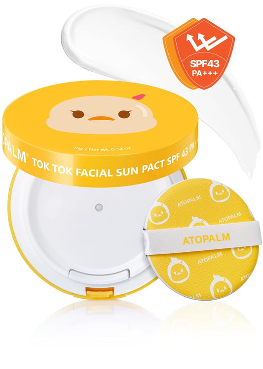 ATOPALM tok tok facial sun pact spf43