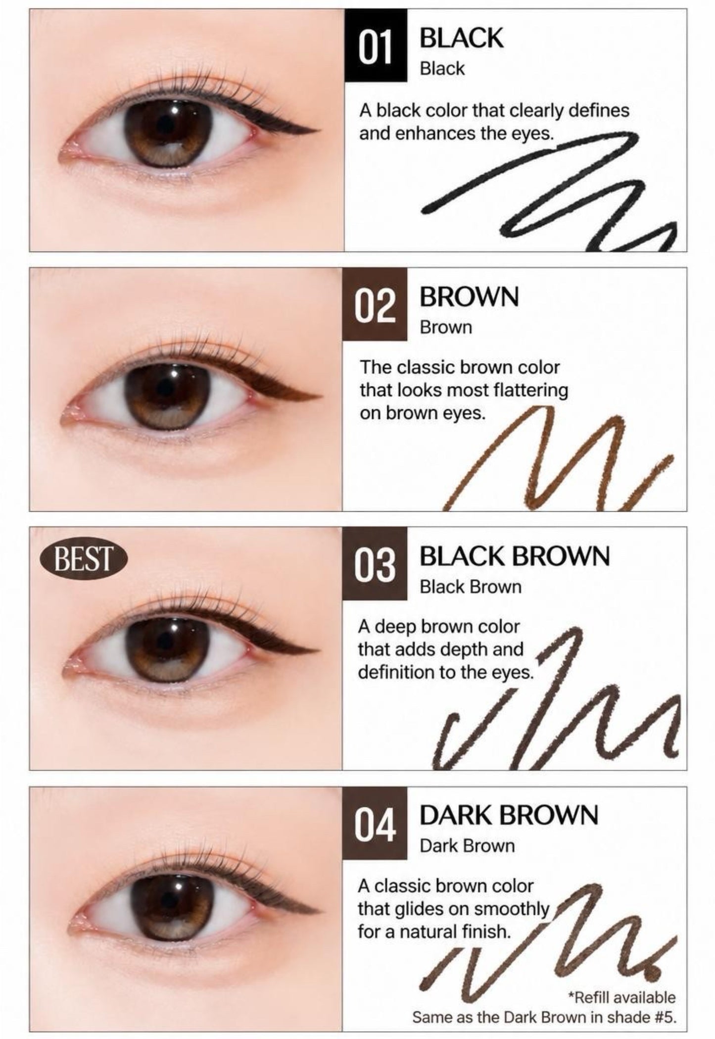 CLIO Sharp So Simple Waterproof Pencil Liner 9 Colours