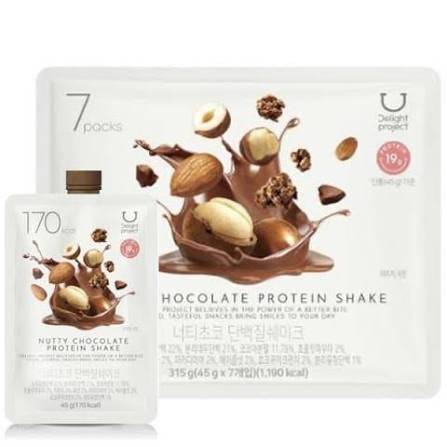 DELIGHT PROJECT Protein Shake 45g Nutty Chocolate