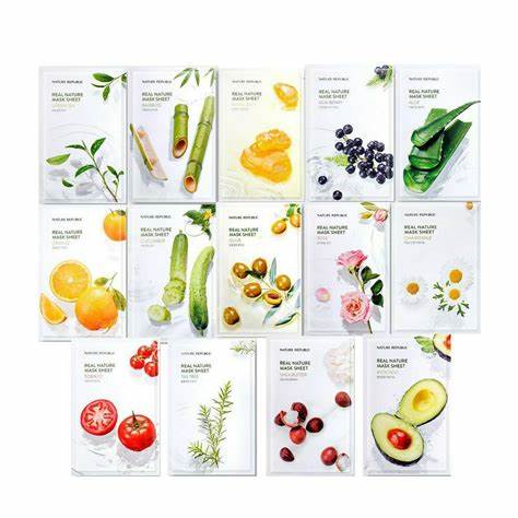 NATURE REPUBLIC Real nature mask sheet (6 types)