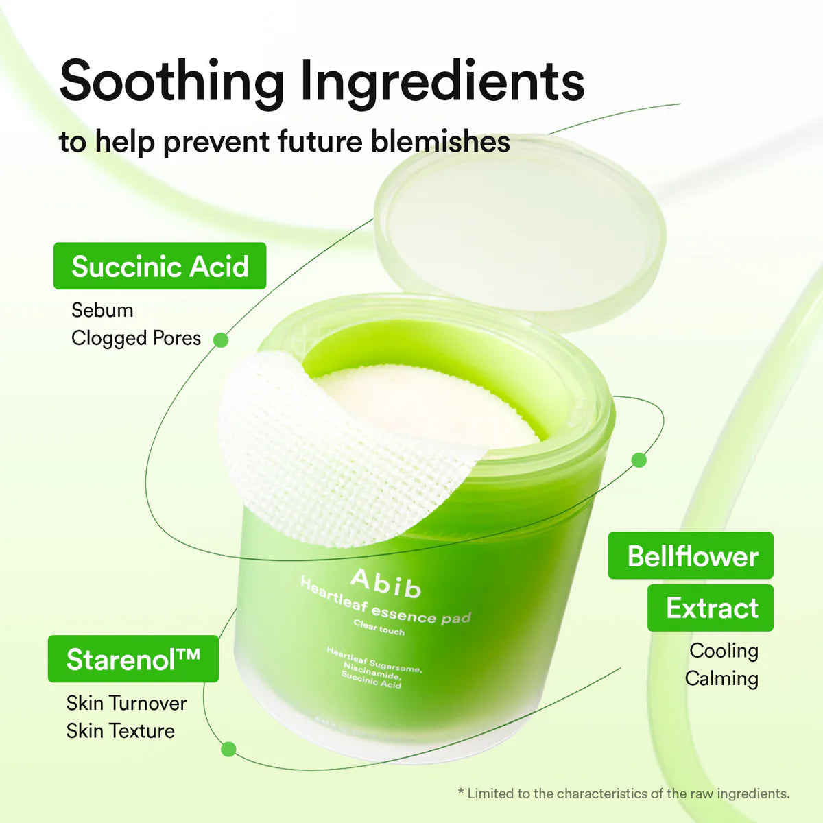 ABIB Heartleaf Essence Pad Clear Touch 70P