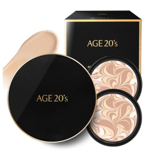 AGE 20'S Signature Essence Cover Pact Intense SPF50+ PA++++ (2 COLORS)(Pact Case + Refill 14g x2)