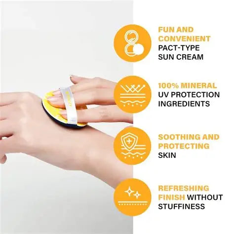 ATOPALM Tok Tok Facial Sun Pact SPF43 15g