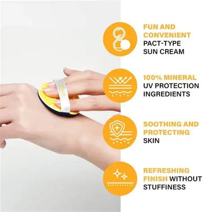 ATOPALM Tok Tok Facial Sun Pact SPF43 15g