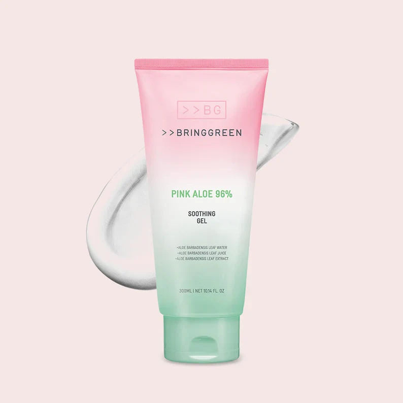 BRING GREEN Pink Aloe 96% Soothing Gel 300ml