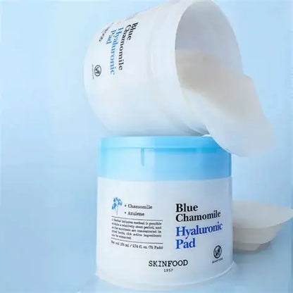 SKINFOOD Blue Chamomile Hyaluronic Pad 70P