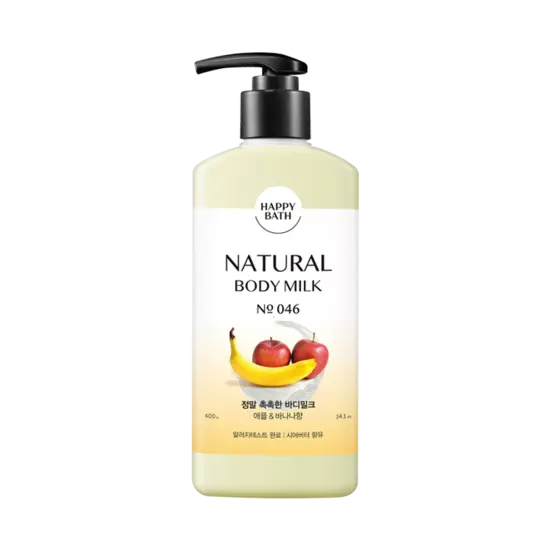 HAPPY BATH Natural Body MILK 400g (2 scents)