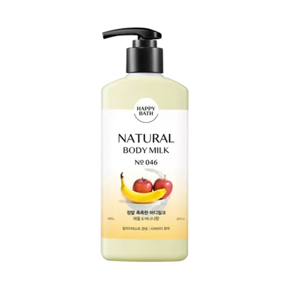 HAPPY BATH Natural Body MILK 400g (2 scents)