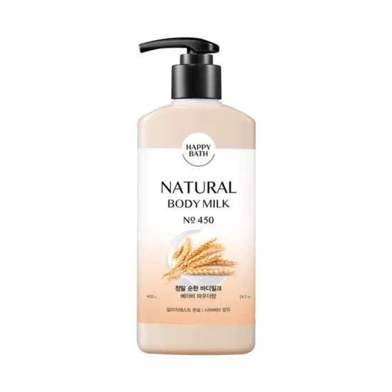 HAPPY BATH Natural Body MILK 400g (2 scents)