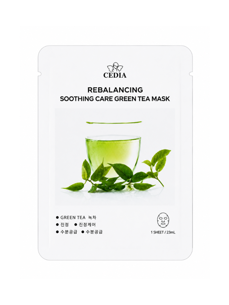 CEDIA Rebalancing Soothing Care Green Tea Mask