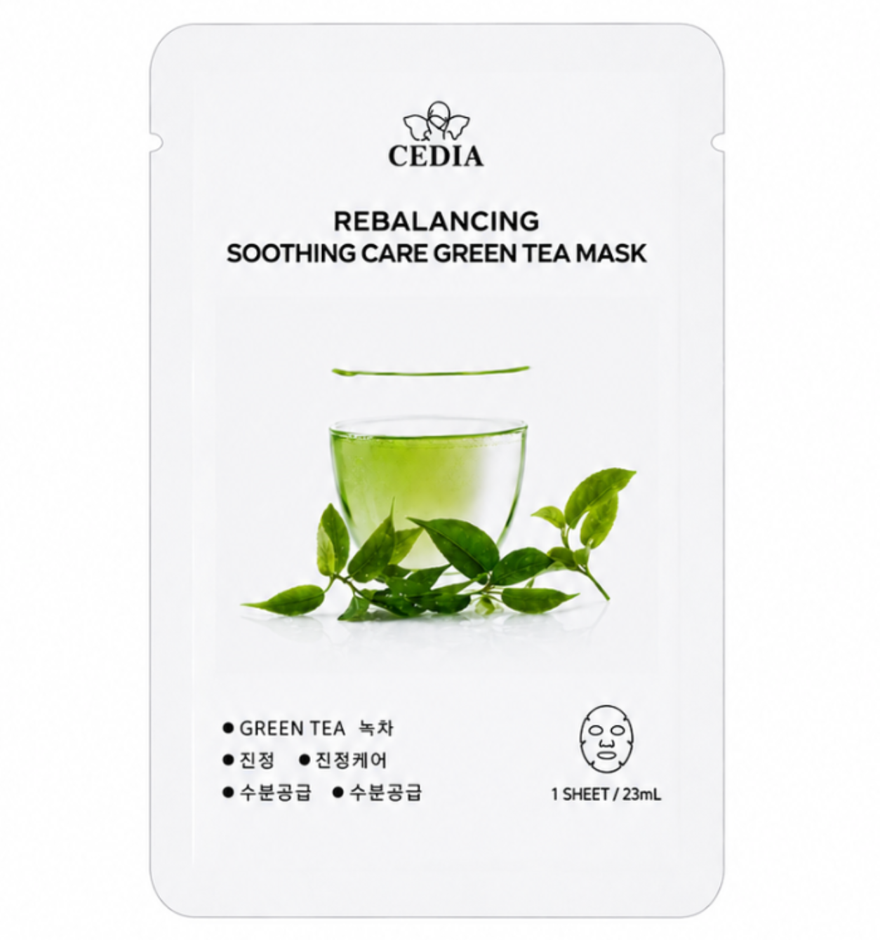 CEDIA Rebalancing Soothing Care Green Tea Mask