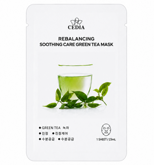 CEDIA Rebalancing Soothing Care Green Tea Mask