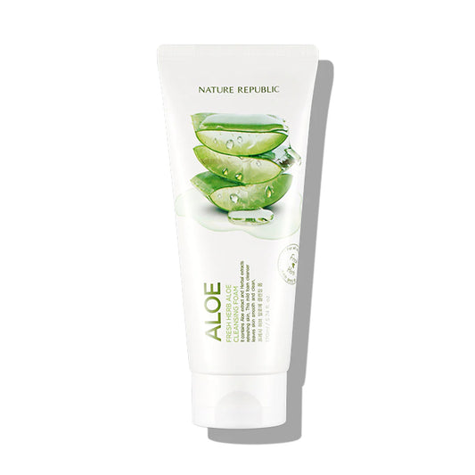 NATURE REPUBLIC Fresh herb aloe cleansing foam 170ml