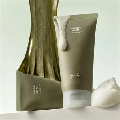 HANYUL Pure Artemisia Cleansing Pack Foam 120ml+free gift 15ml