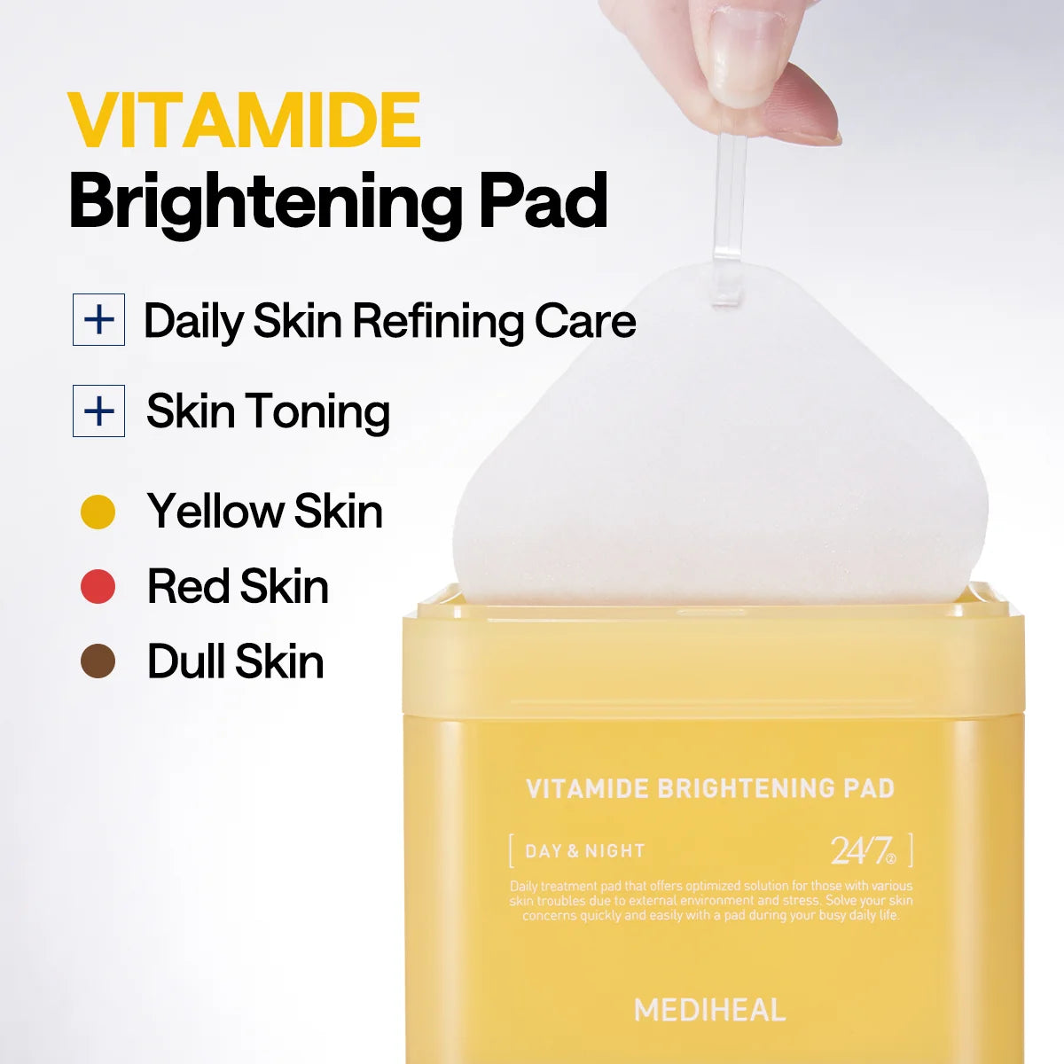 MEDIHEAL Vitamide Brightening Pad 100P