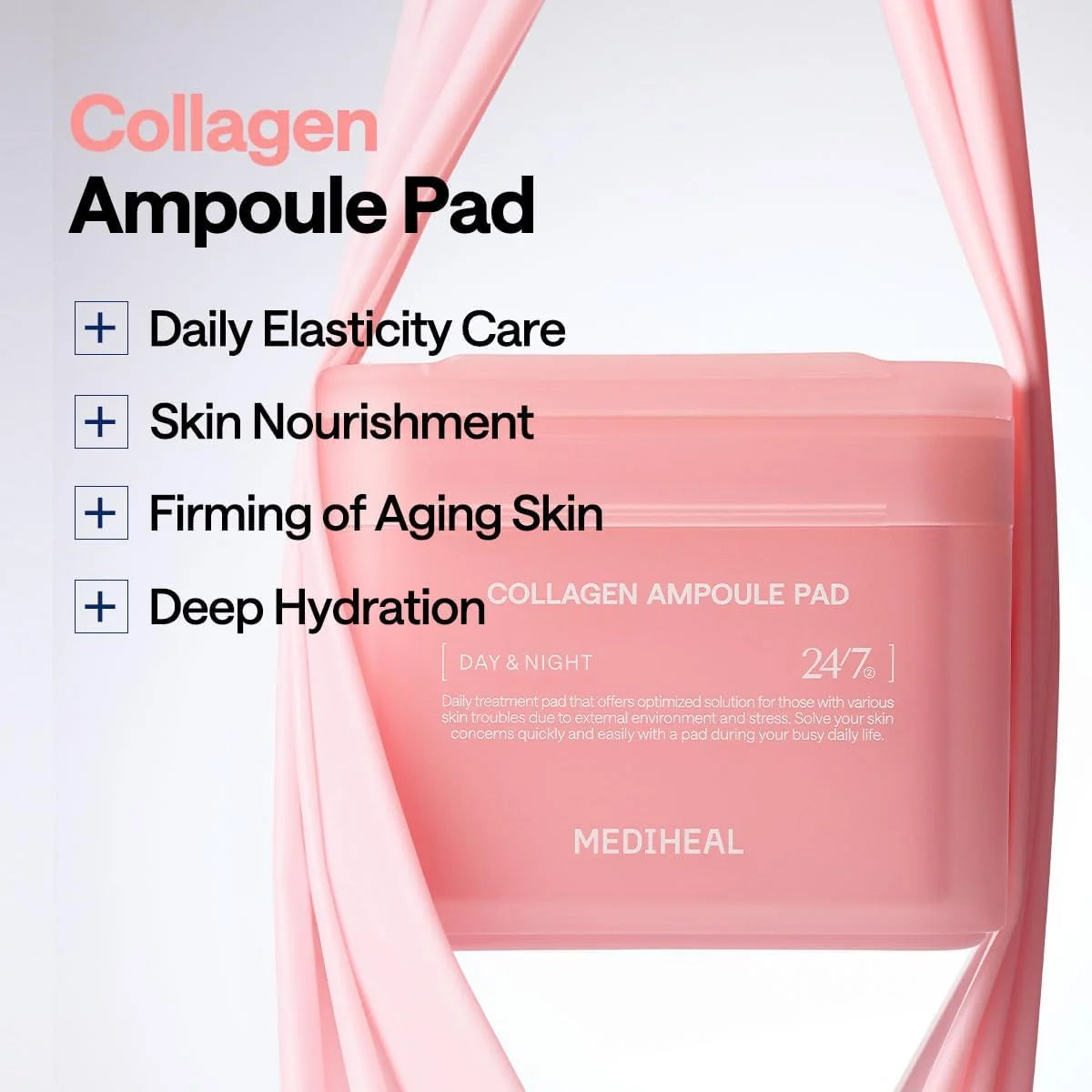 MEDIHEAL Collagen Ampoule Pad 100P