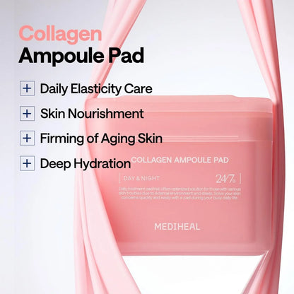 MEDIHEAL Collagen Ampoule Pad 100P