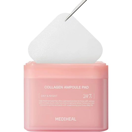 MEDIHEAL Collagen Ampoule Pad 100P