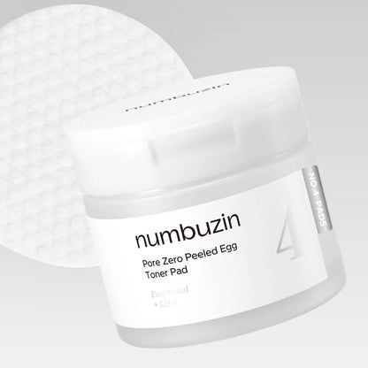 NUMBUZIN No.4 Pore Zero Peeled Egg Toner Pad 70P