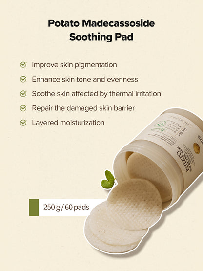 SKINFOOD Potato Madecassoside Soothing Pad 60P
