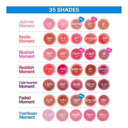 FWEE Lip&Cheek Blurry Pudding Pot 5g 14 colours