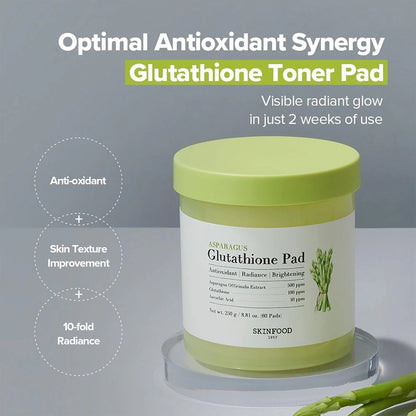 SKINFOOD Asparagus Glutathione Pad 60P