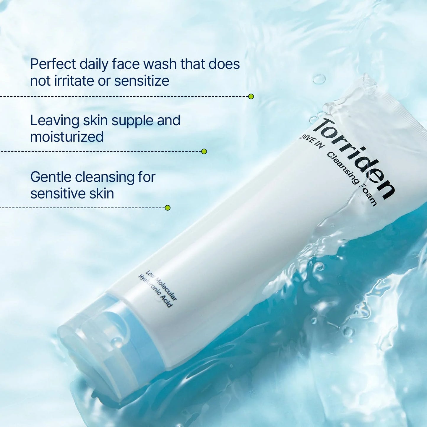 TORRIDEN Dive In Low Molecular Hyaluronic Acid Cleansing Foam 150mL